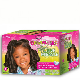 African Pride Dream Kids Olive Miracle Relaxer Kit Regular  African Pride Dream Kids Olive Miracle Relaxer Kit Regular